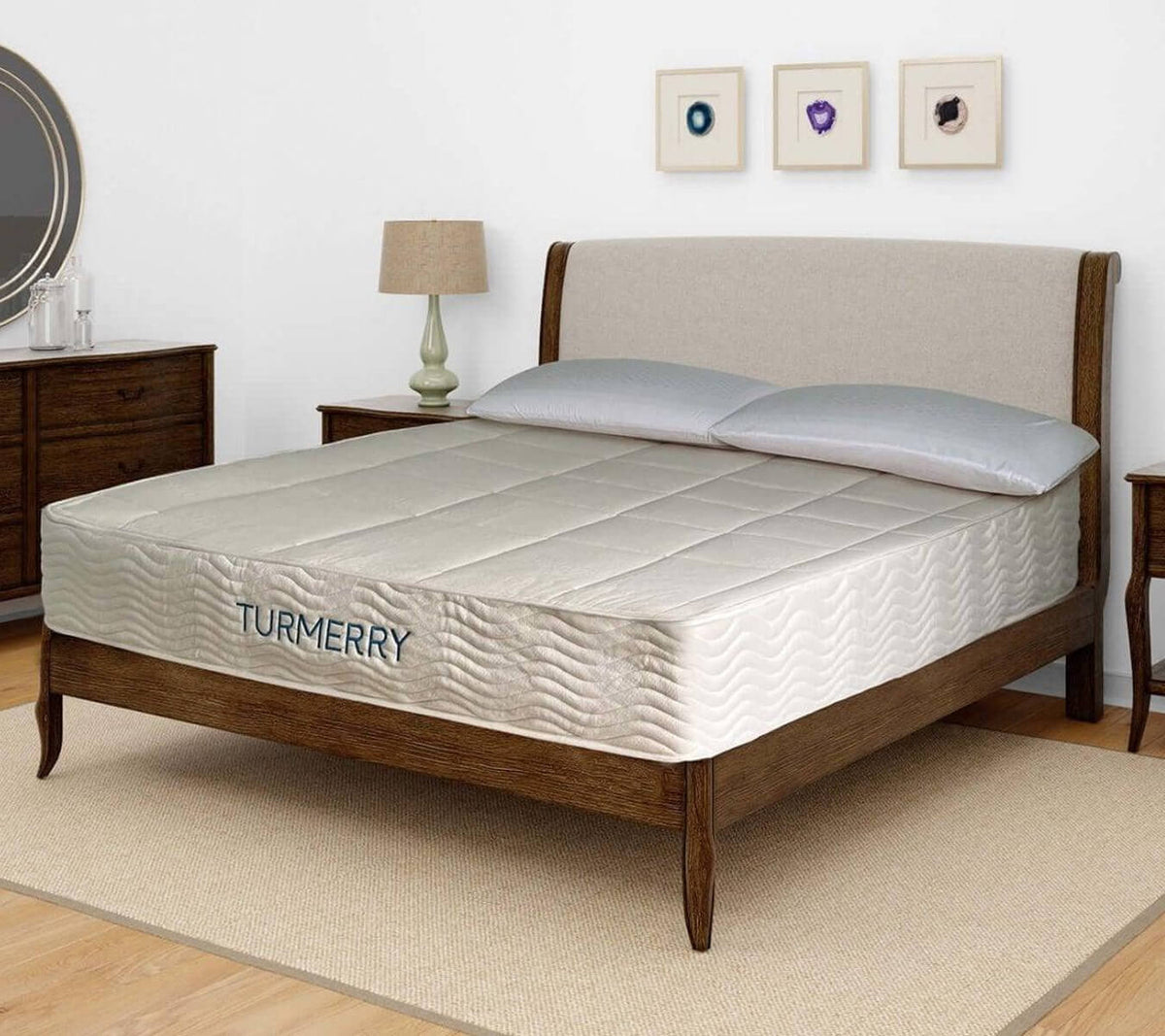 Egg Crate Mattress - 10 inch / King / Medium ( Medium Medium Firm Layers ) - Turmerry